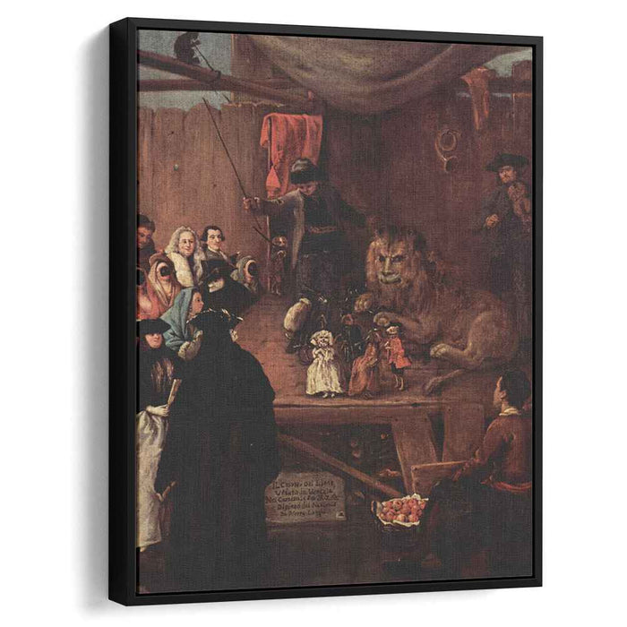 The Lion's Cage (1762) by Pietro Longhi