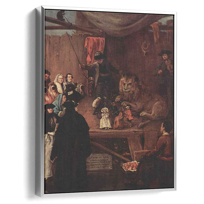 The Lion's Cage (1762) by Pietro Longhi