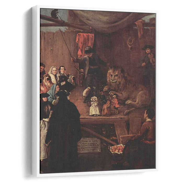 The Lion's Cage (1762) by Pietro Longhi