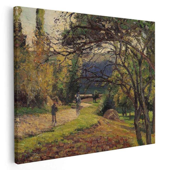 The Little Bridge, Pontoise by Camille Pissarro