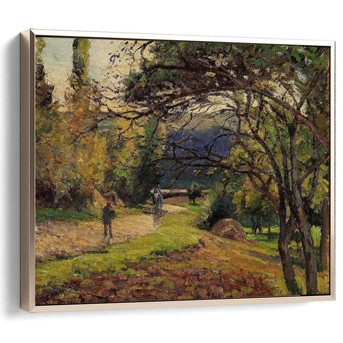 The Little Bridge, Pontoise by Camille Pissarro