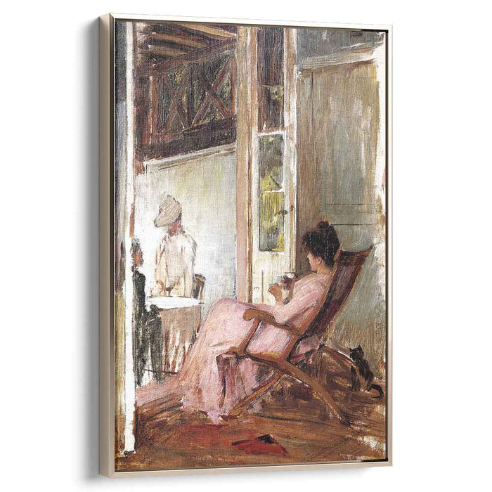 The Loggia (1893) by John William Waterhouse