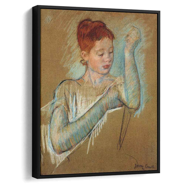The Long Gloves (1889) by Mary Cassatt