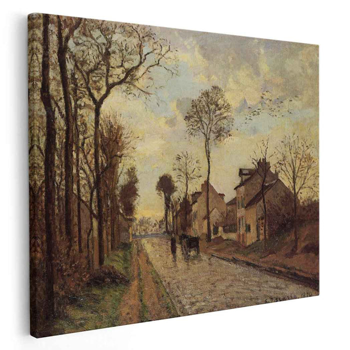 The Louveciennes Road (1870) by Camille Pissarro