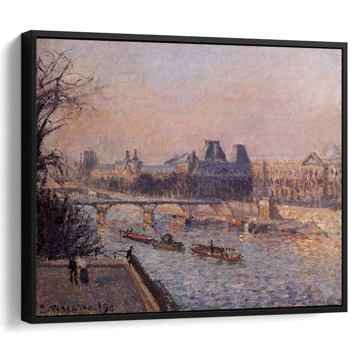The Louvre, Afternoon by Camille Pissarro