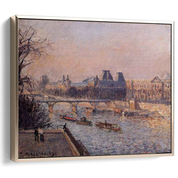 The Louvre, Afternoon by Camille Pissarro