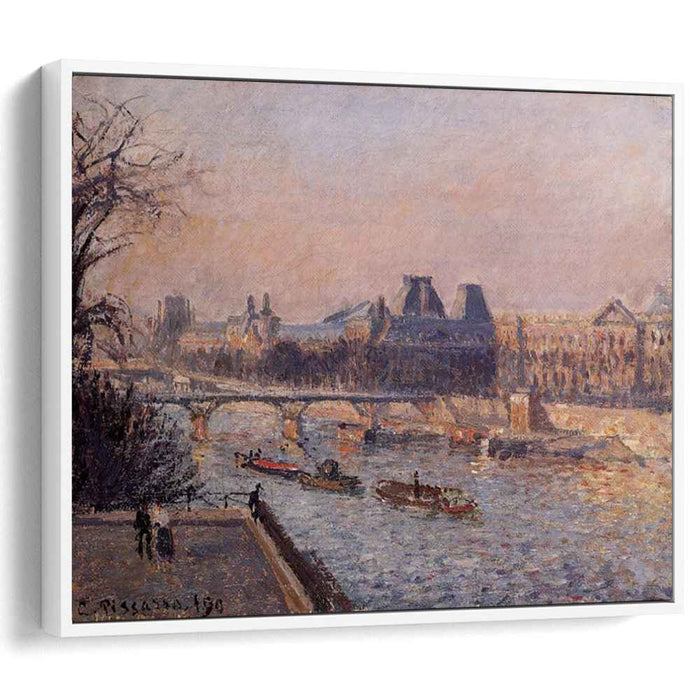 The Louvre, Afternoon by Camille Pissarro
