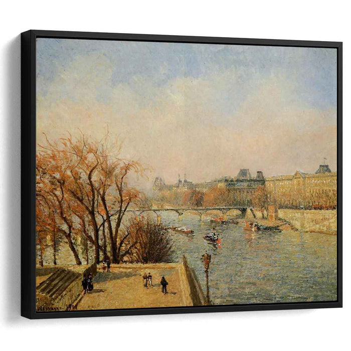 The Louvre, Morning, Sun by Camille Pissarro
