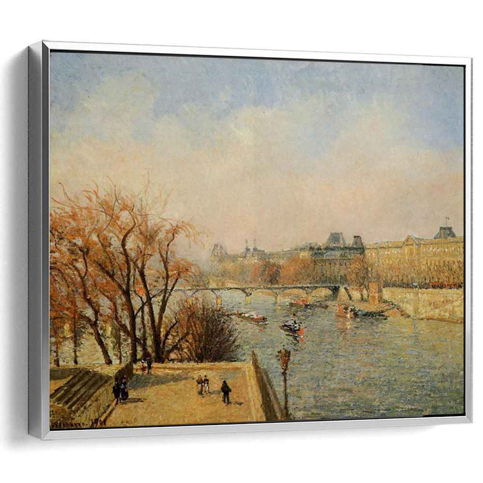 The Louvre, Morning, Sun by Camille Pissarro