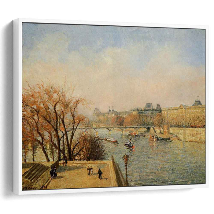 The Louvre, Morning, Sun by Camille Pissarro