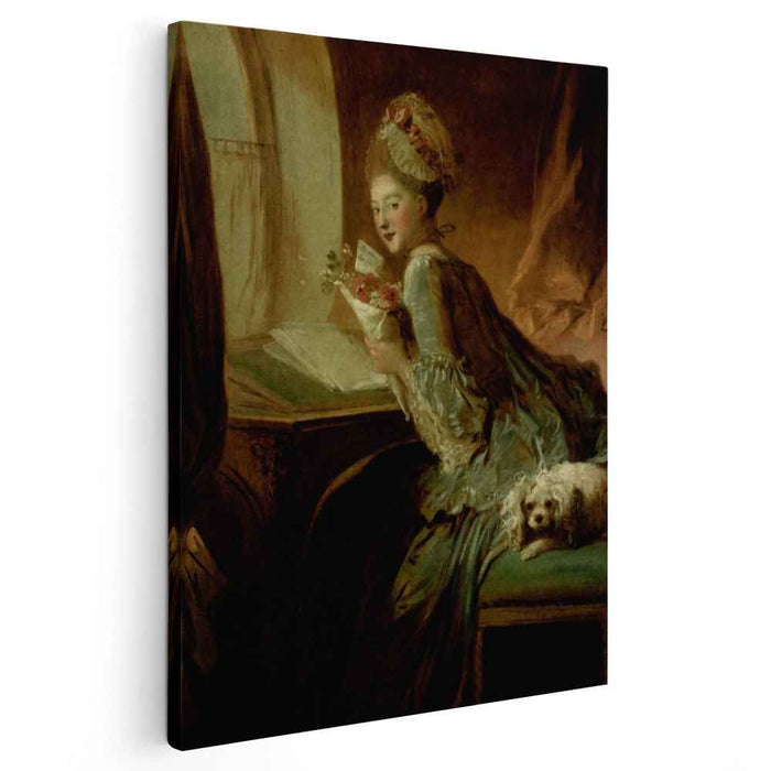 The Love Letter (1779) by Jean-Honore Fragonard