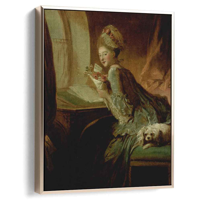 The Love Letter (1779) by Jean-Honore Fragonard