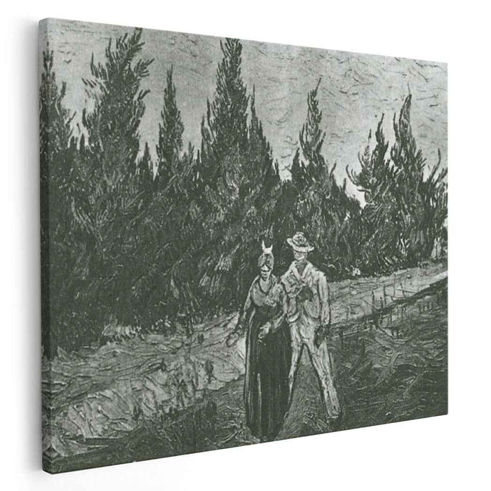 The Lovers The Poet s Garden IV (1888) by Vincent van Gogh