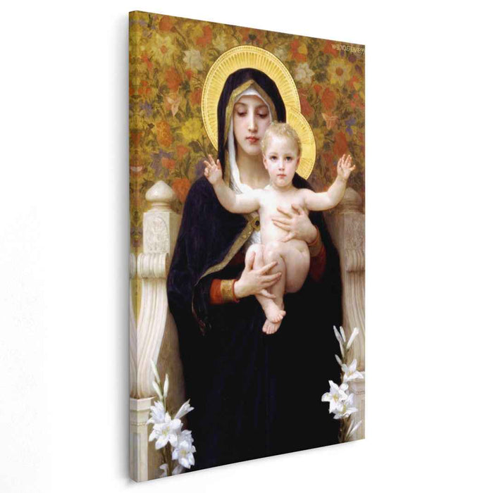 The Madonna of the Lilies (1899) by William-Adolphe Bouguereau