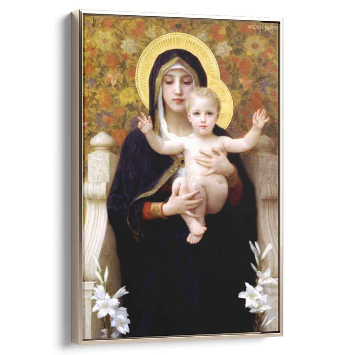 The Madonna of the Lilies (1899) by William-Adolphe Bouguereau