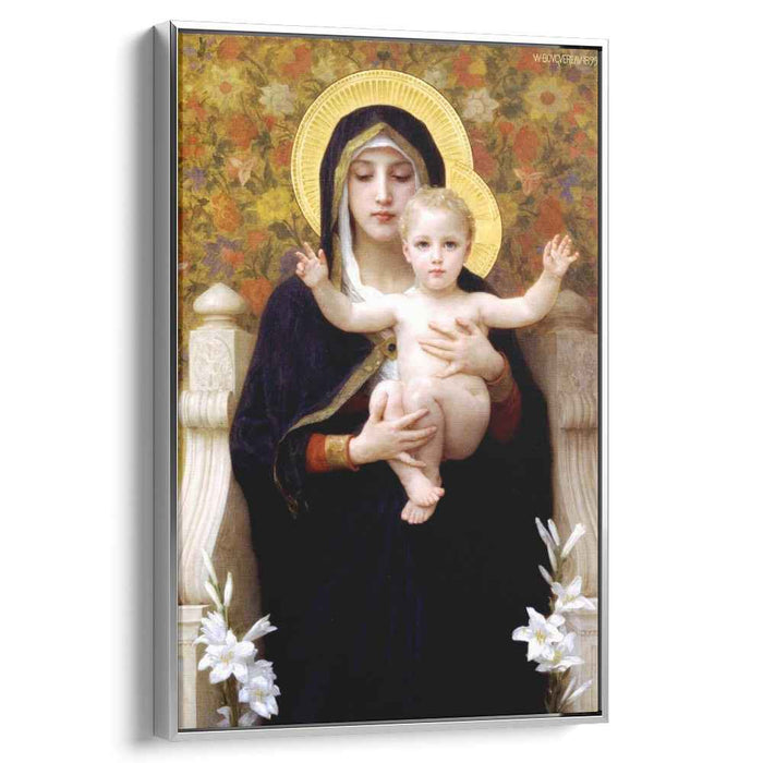 The Madonna of the Lilies (1899) by William-Adolphe Bouguereau