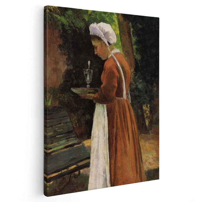 The Maidservant (1875) by Camille Pissarro