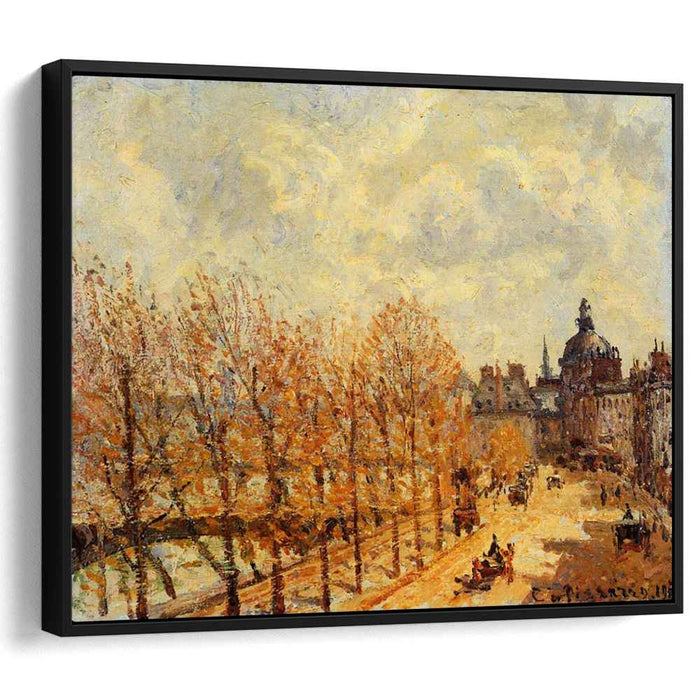 The Malaquais Quay in the Morning, Sunny Weather by Camille Pissarro