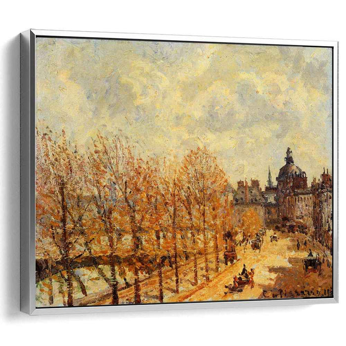 The Malaquais Quay in the Morning, Sunny Weather by Camille Pissarro