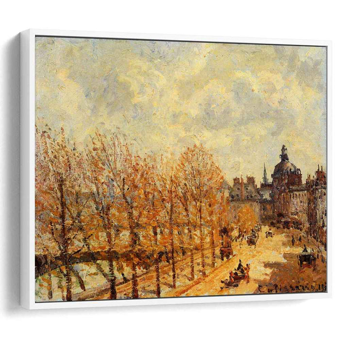 The Malaquais Quay in the Morning, Sunny Weather by Camille Pissarro