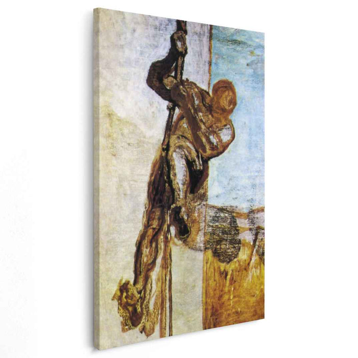 The Man with the cord by Honore Daumier