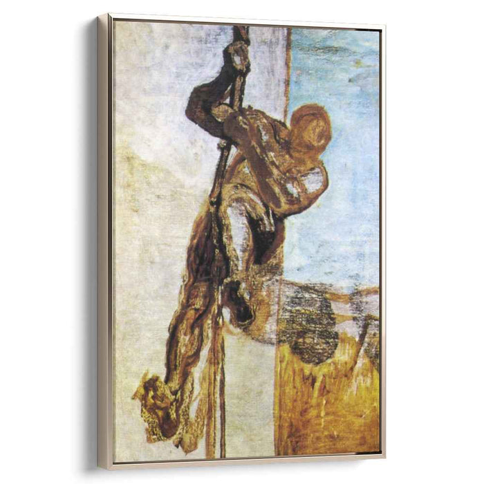 The Man with the cord by Honore Daumier