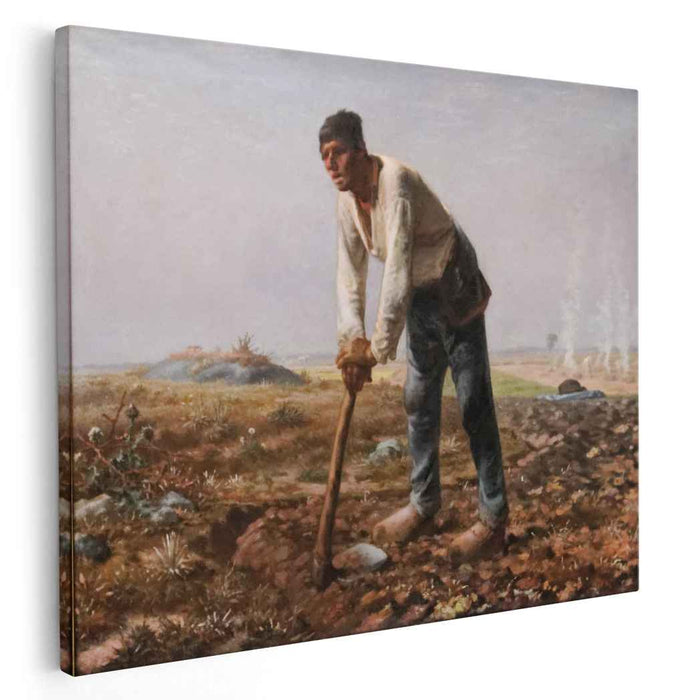 The Man with the Hoe (1862) by Jean-Francois Millet