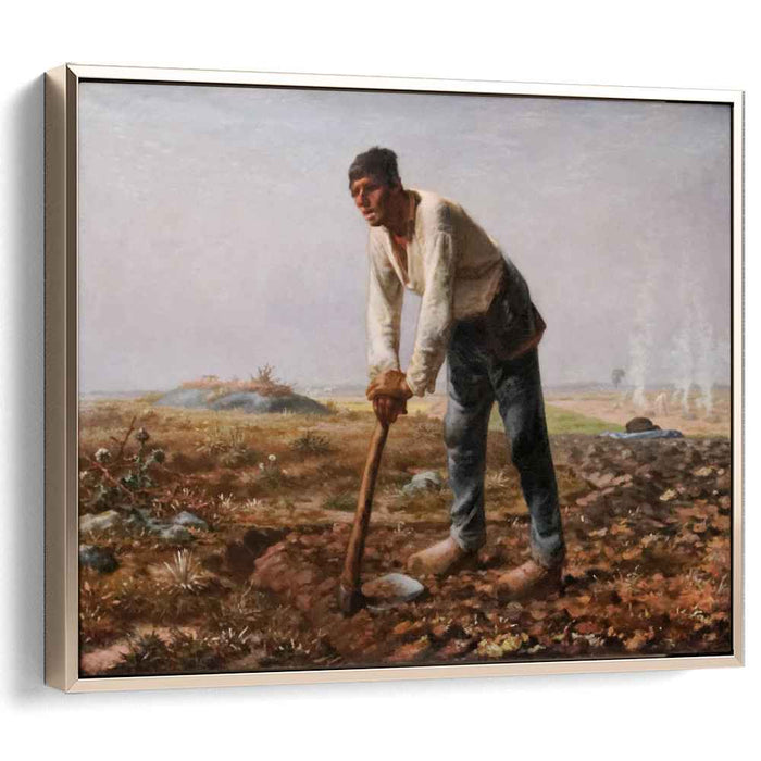 The Man with the Hoe (1862) by Jean-Francois Millet