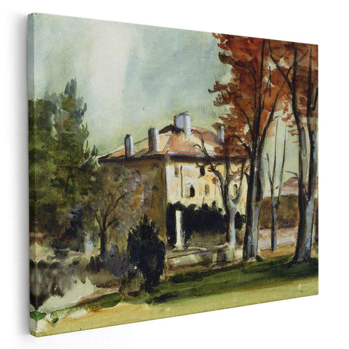 The Manor House at Jas de Bouffan (1870) by Paul Cezanne