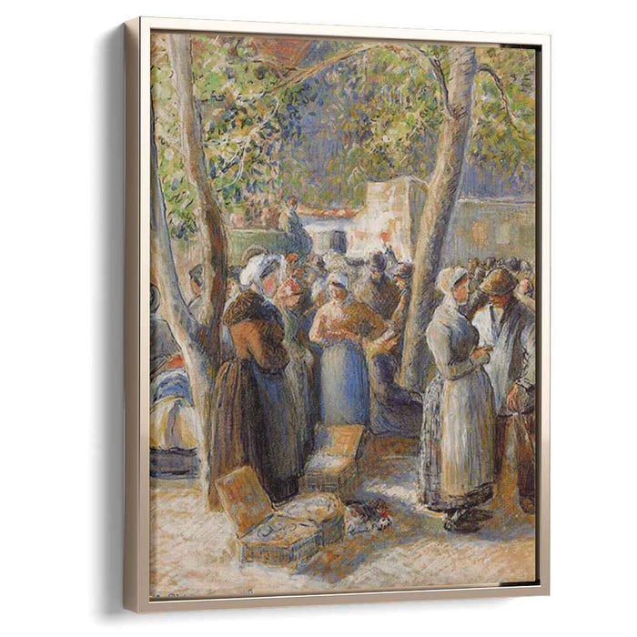 The Market in Gisors (1887) by Camille Pissarro
