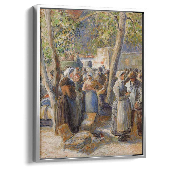 The Market in Gisors (1887) by Camille Pissarro