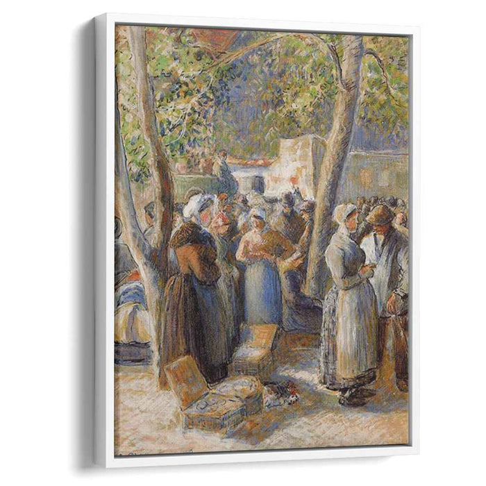 The Market in Gisors (1887) by Camille Pissarro