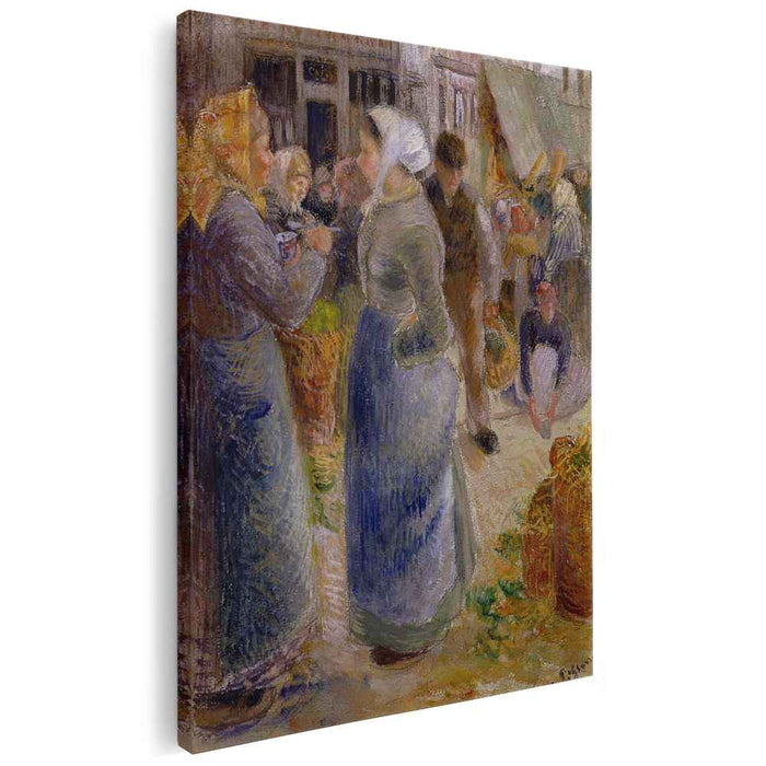 The Market (1883) by Camille Pissarro