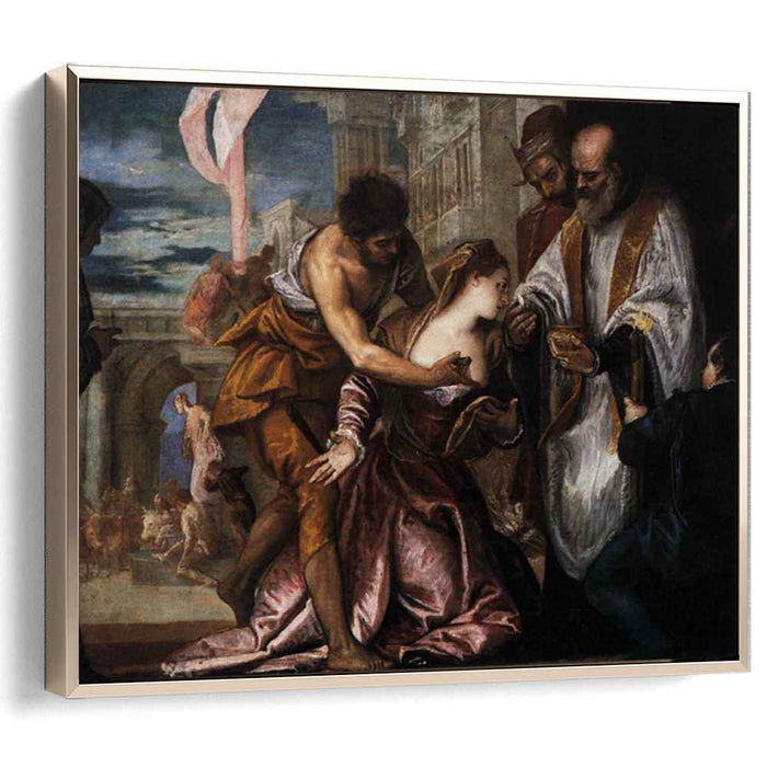 The Martyrdom and Last Communion of Saint Lucy (1582) by Paolo Veronese