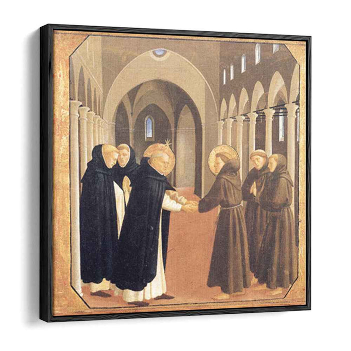 The Meeting of Sts. Dominic and Francis of Assisi (1435) by Fra Angelico