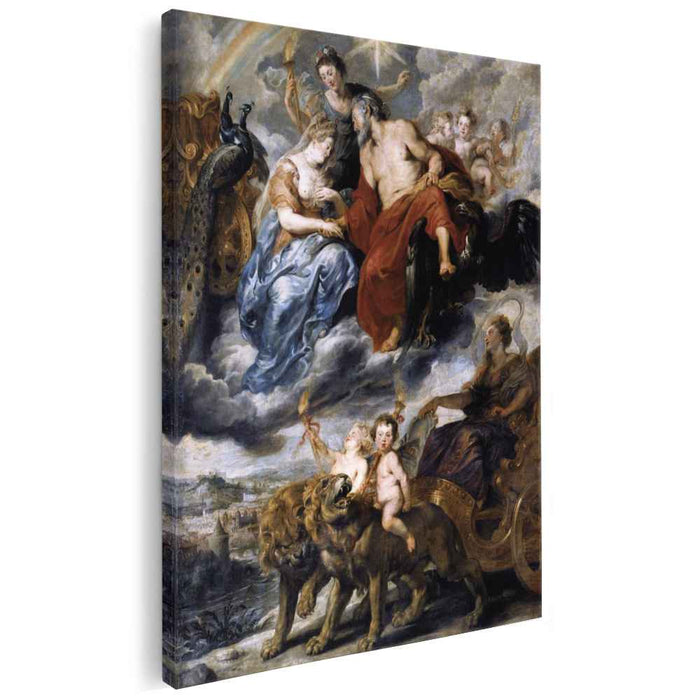 7. The Meeting of Marie de' Medici and Henry IV at Lyons (1625) by Peter Paul Rubens