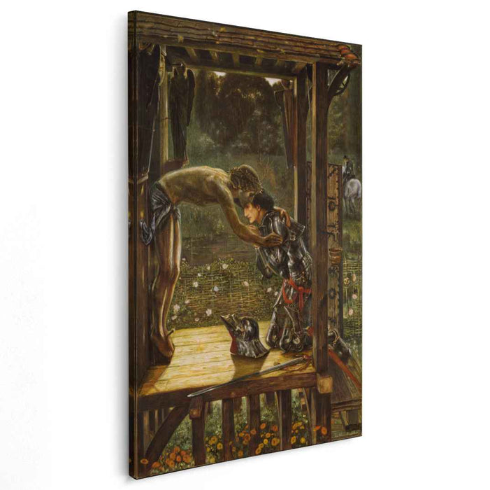 The Merciful Knight (1863) by Edward Burne-Jones