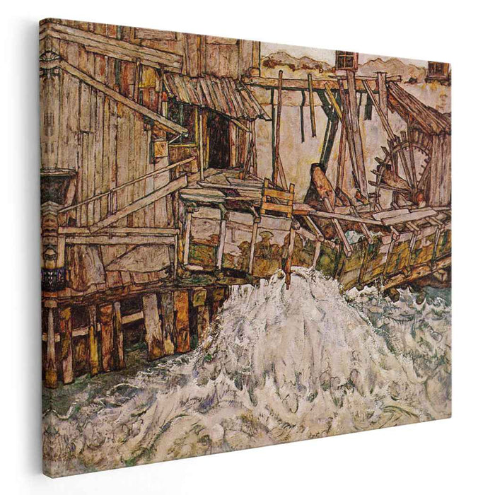 The Mill (1916) by Egon Schiele