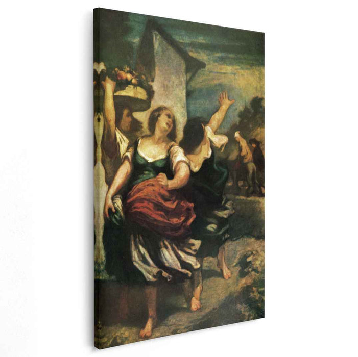 The Miller, His Son and the Donkey by Honore Daumier