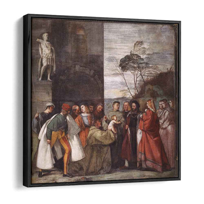 The Miracle of the Newborn Child (1511) by Titian