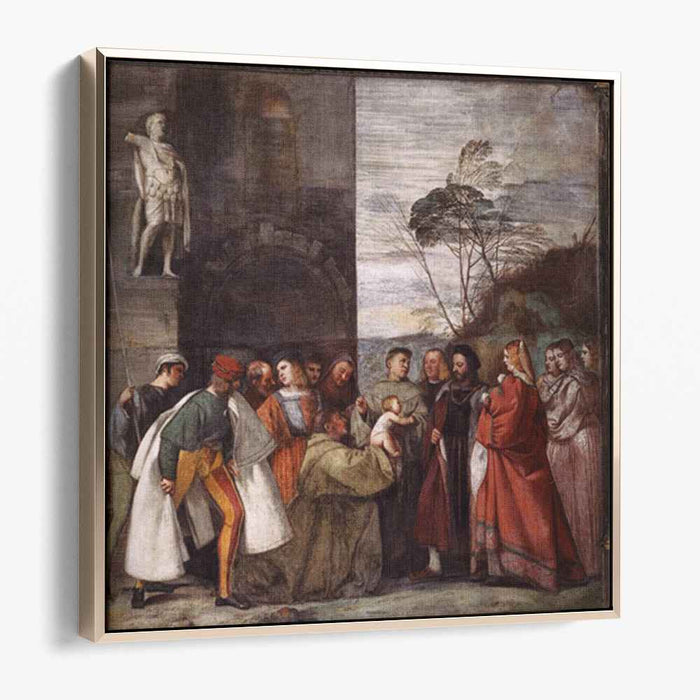 The Miracle of the Newborn Child (1511) by Titian