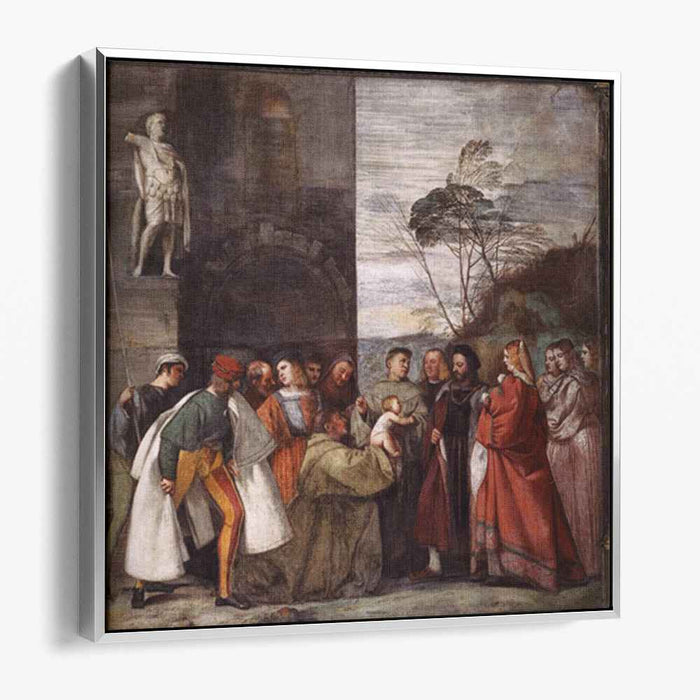 The Miracle of the Newborn Child (1511) by Titian
