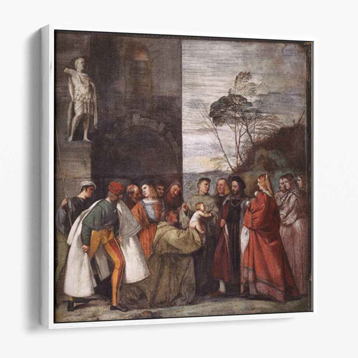 The Miracle of the Newborn Child (1511) by Titian