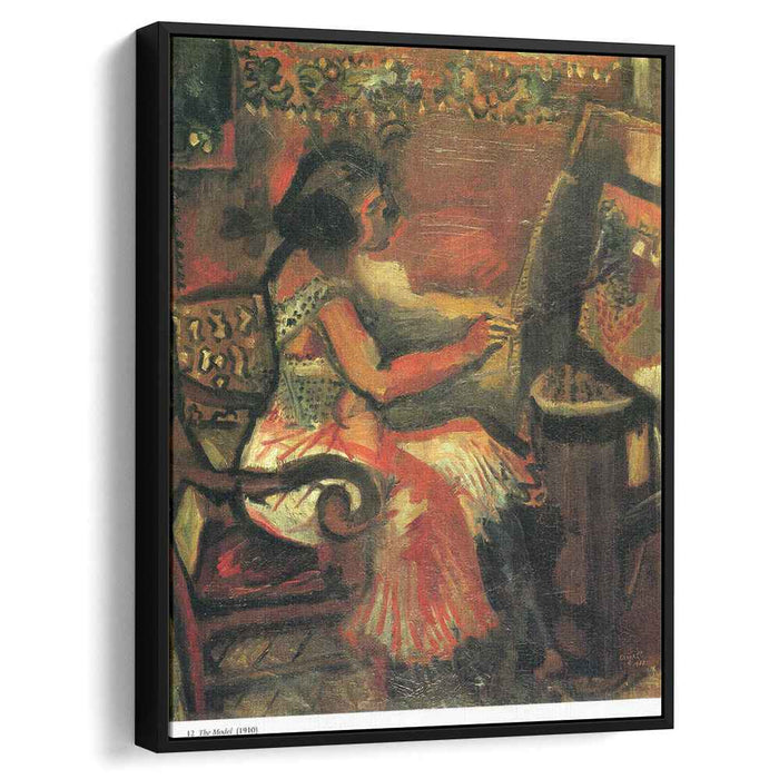 The Model (1910) by Marc Chagall