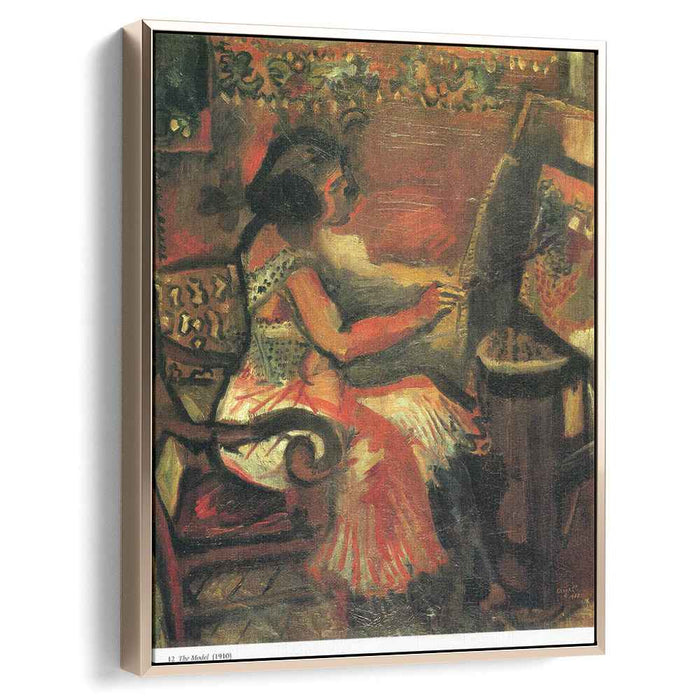 The Model (1910) by Marc Chagall