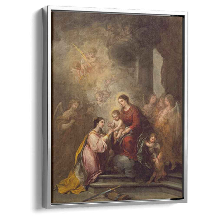 The Mystic Marriage of Saint Catherine (1682) by Bartolome Esteban Murillo