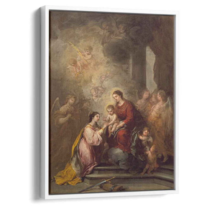 The Mystic Marriage of Saint Catherine (1682) by Bartolome Esteban Murillo