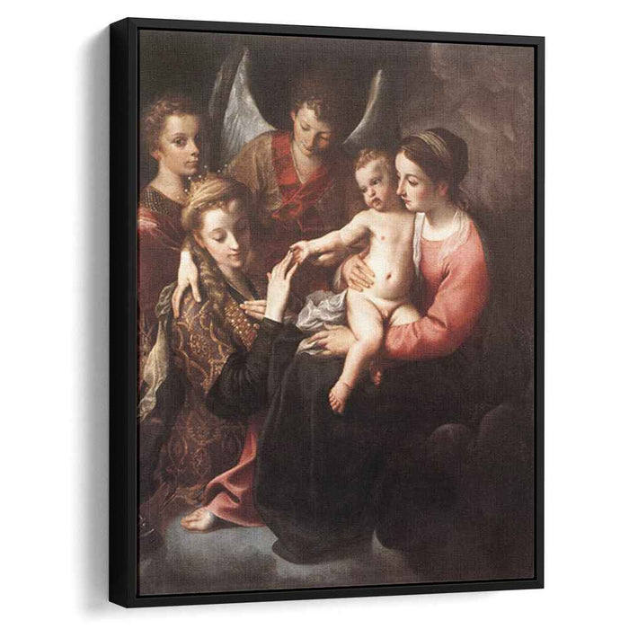 The Mystic Marriage of St Catherine (1587) by Annibale Carracci