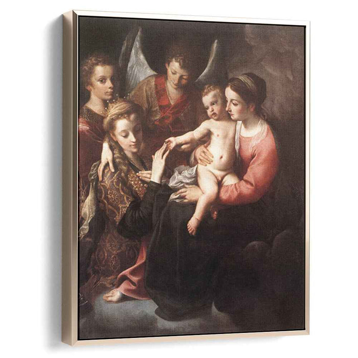 The Mystic Marriage of St Catherine (1587) by Annibale Carracci