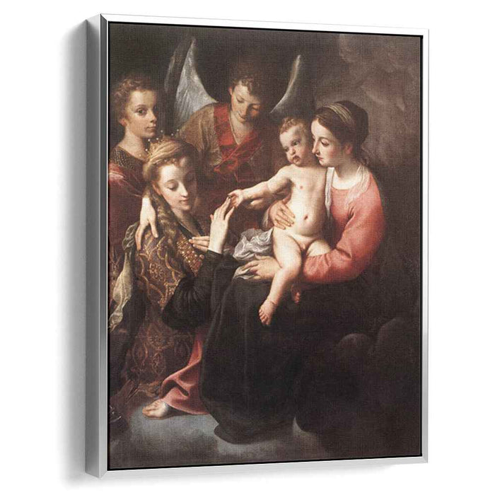 The Mystic Marriage of St Catherine (1587) by Annibale Carracci